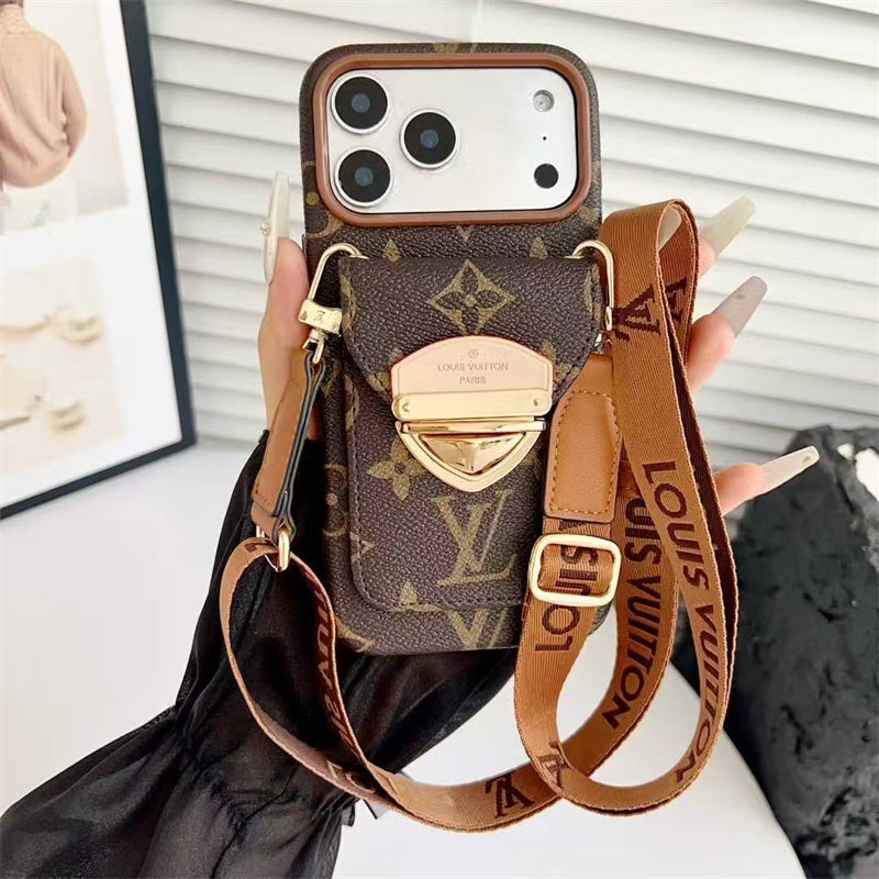 Louis Vuitton iPhone 17 Pro Max Case With Strap – Luxury Cover