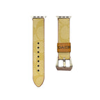 Leather Classic Apple Watch Band Coffee-YHK244221710