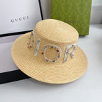 Fancy Diamond LOGO Straw Hat