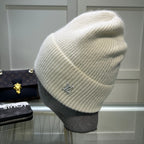 Fashionable Wool Woven Ahead Beanie