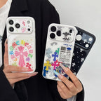 Chrome Hearts cross print case for iPhone 17 Pro Max – front
