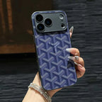 Goyard iPhone 17 Pro Max Case – Monogram Goyard Vintage Designer Cover