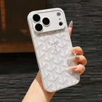 Goyard iPhone 17 Pro Max Case – Monogram Goyard Vintage Designer Cover Black
