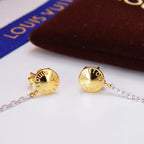 Logomania Series Long Chain Earrings