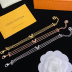 3 Layer Ball Chain Adjustable Bracelet