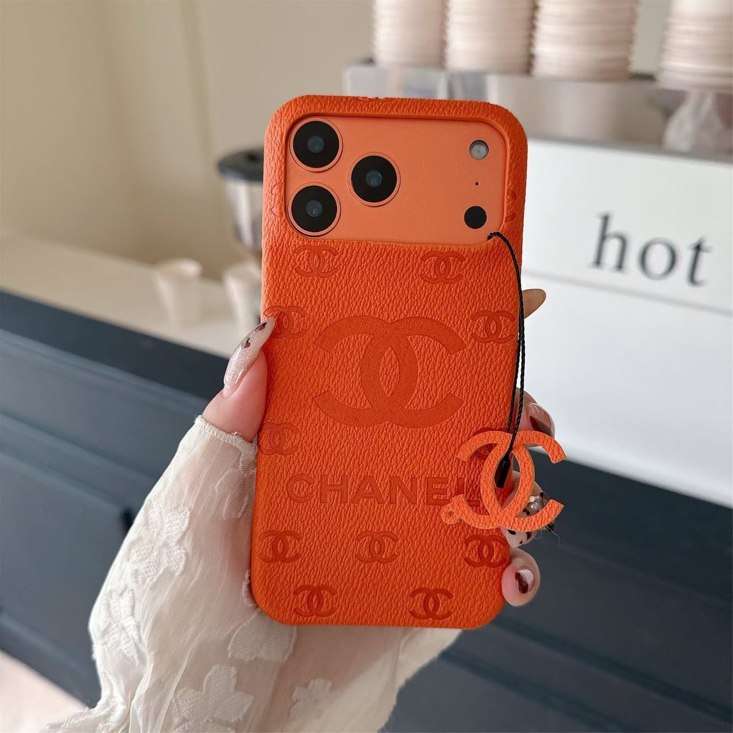 Luxury Chanel iPhone 17 Pro Max Case – Designer CC Quilted Phone Cover