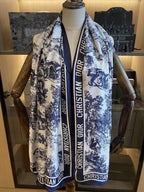 Ink Painting Element Satin Scarf