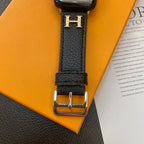 Genuine Pattern Leather Apple Watch Strap