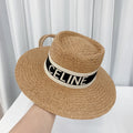 Temperament Concave Top Straw Hat