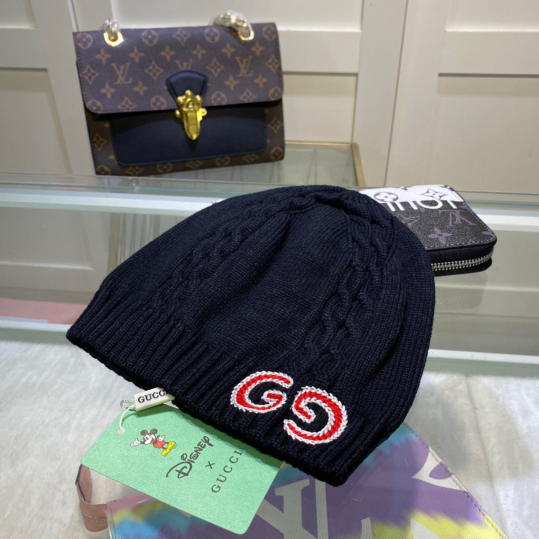 3-Color Vintage Wool Knit Hat