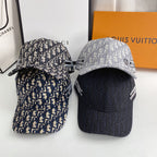 Embroidered Letter Web Baseball Cap