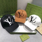 Large Embroidered Monogram Baseball Cap