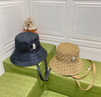 Fashion Double Sided Strap Bucket Hat