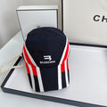 Nylon Embroidered Letter Baseball Cap