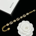 Vintage Gem Tiger Head Bracelet