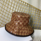 Crystal Canvas Trefoil Print Bucket Hat