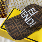 Adjustable Fendi embroidered cap