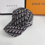 Embroidered Letter Web Baseball Cap