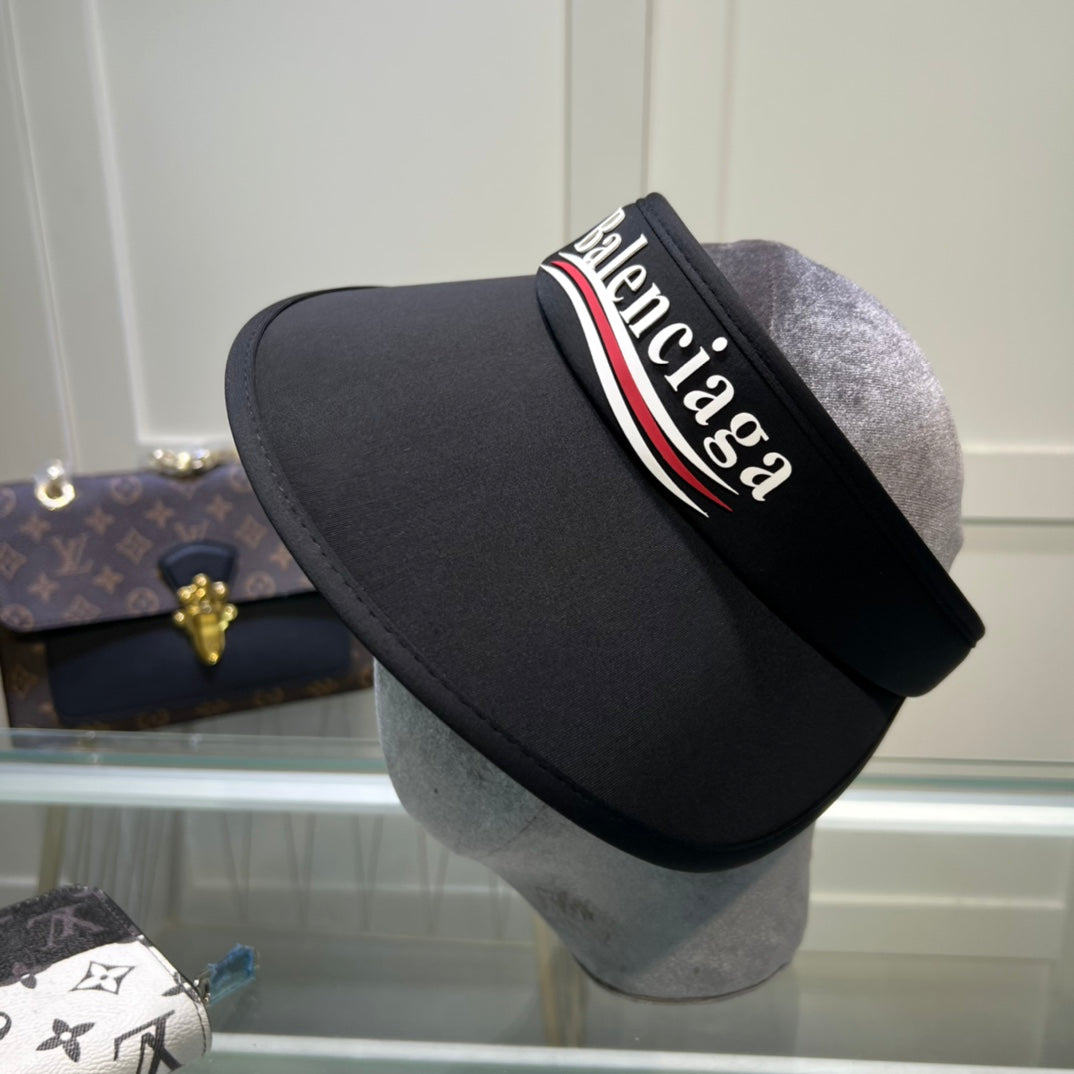Balenciaga embroidered visor hat side view