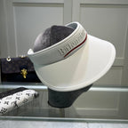 Balenciaga oversized sun visor hat white