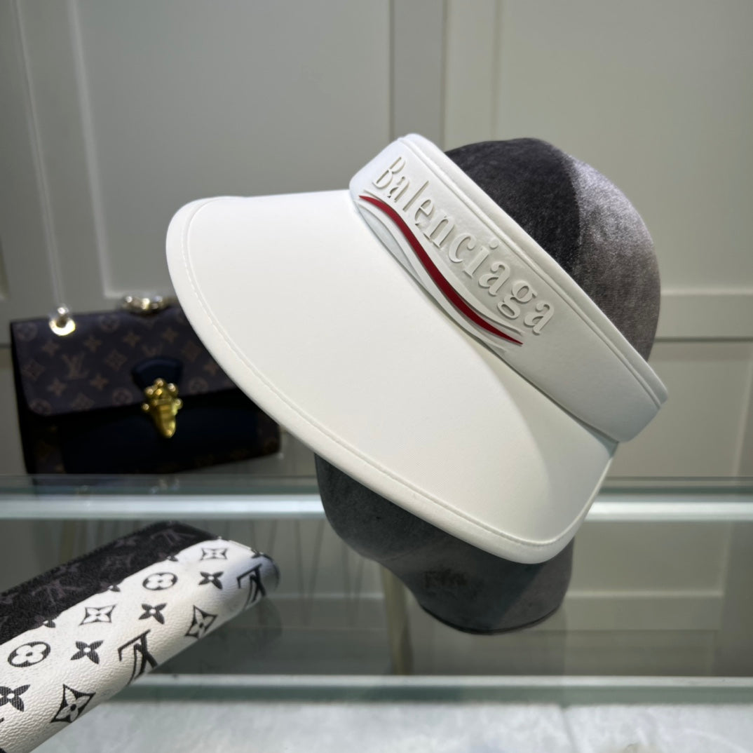 Balenciaga Big Brim Sun Visor Hat