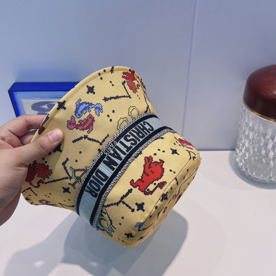 Dior cotton bucket hat for luxury streetwear