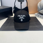 Black Prada embroidered baseball cap