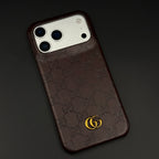 Luxury Gucci iPhone 18 Pro Max Case | GG Monogram Leather