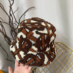 Burberry check pattern wool bucket hat