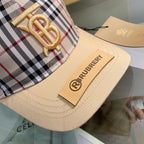 Burberry cotton baseball cap side view