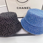 Burberry denim bucket hat lifestyle