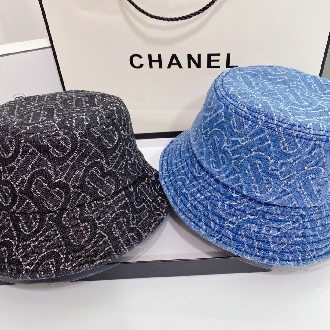 Burberry denim bucket hat lifestyle