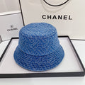 Burberry denim bucket hat vintage blue