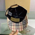 Burberry designer baseball cap adjustable fit