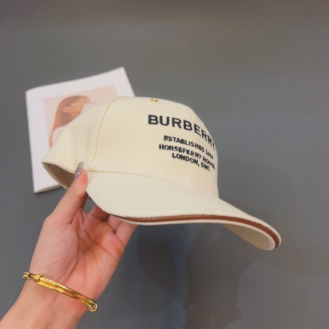 Burberry luxury fashion cap