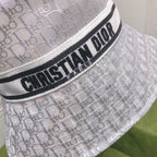 Organza Letter Logo Bucket Hat