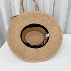 CELINE designer wide brim raffia hat