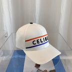 CELINE logo cotton cap