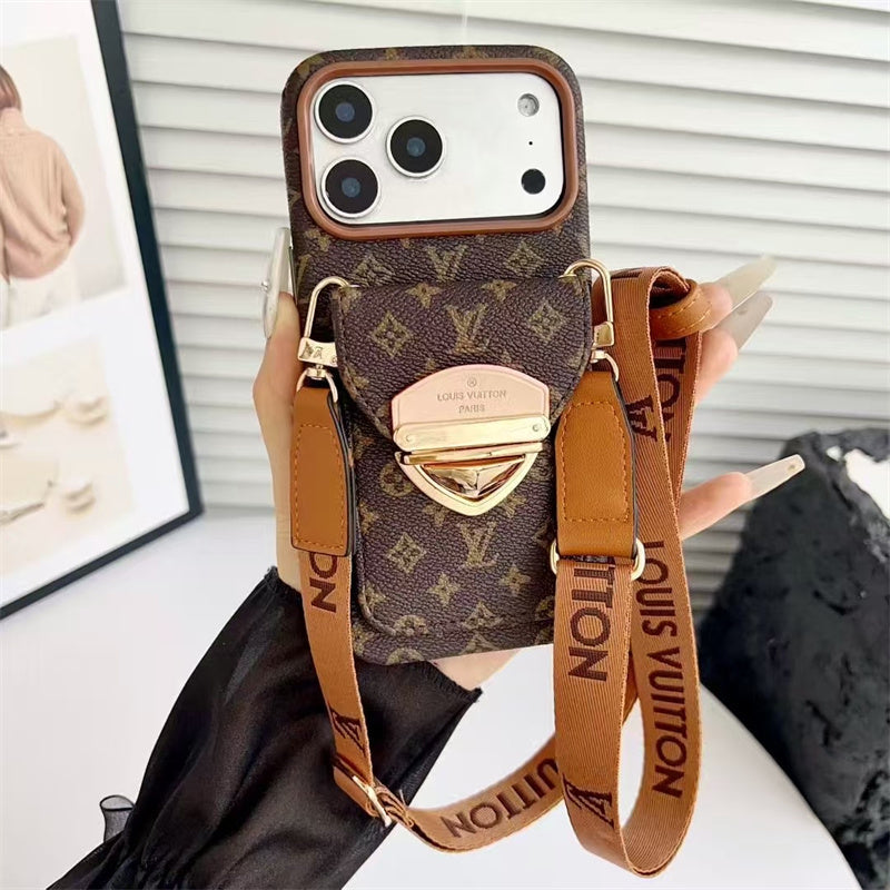 Louis Vuitton iPhone 17 Pro Max Case With Strap – Luxury Cover