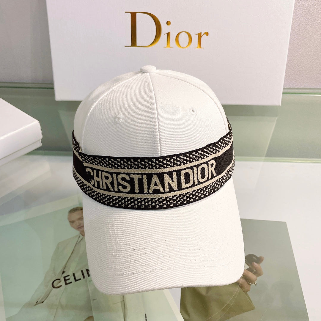 Christian Dior Oblique baseball cap white