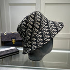 Christian Dior Oblique bucket hat black