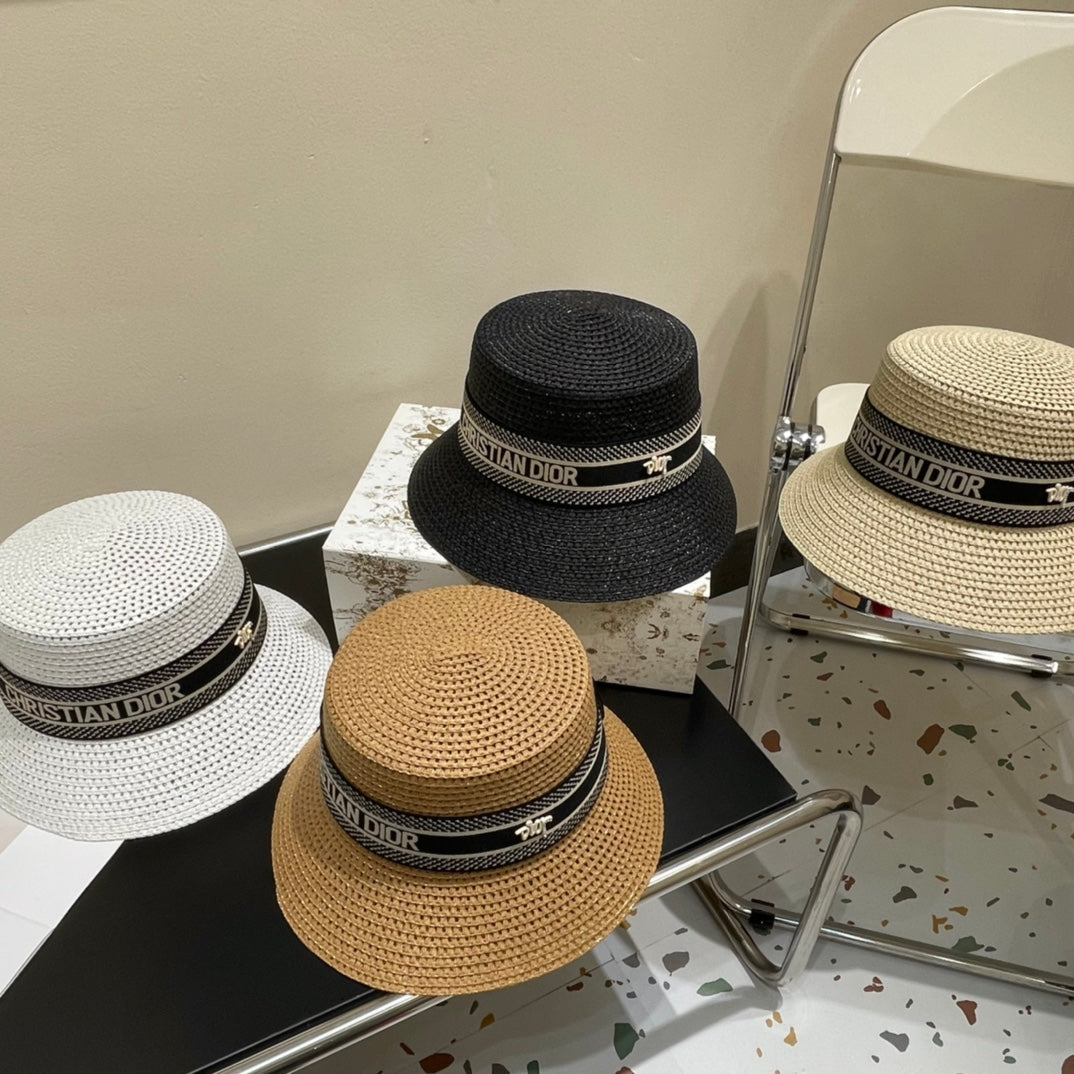 Christian Dior Sun Hat Luxury Straw Summer Hat 1