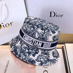 Christian Dior Toile de Jouy Bucket Hat