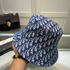 Christian Dior canvas bucket hat side view