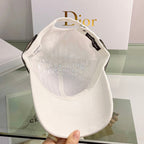 Christian Dior designer baseball cap inside view