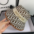 Christian Dior designer bucket hat side view
