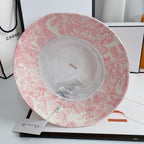Christian Dior Embroidered Webbing Pattern Bucket Hat