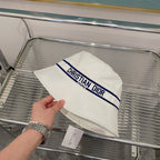 Christian Dior embroidered bucket hat white