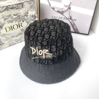 Christian Dior lace bucket hat black