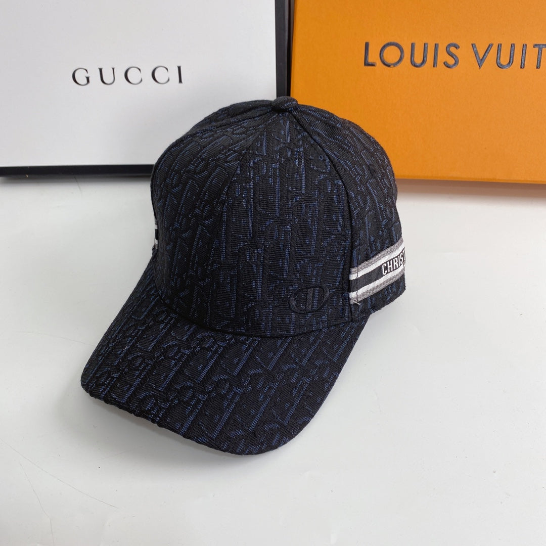 Christian Dior luxury black baseball cap